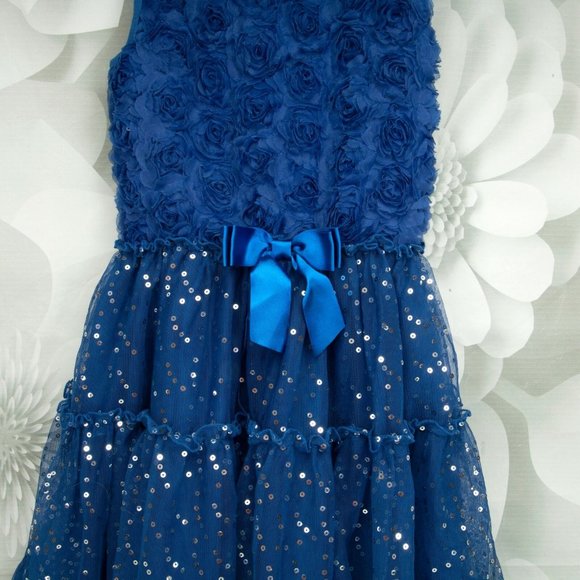 Betsey Johnson Girls Designer Rose Tutu Dress - Picture 6 of 11